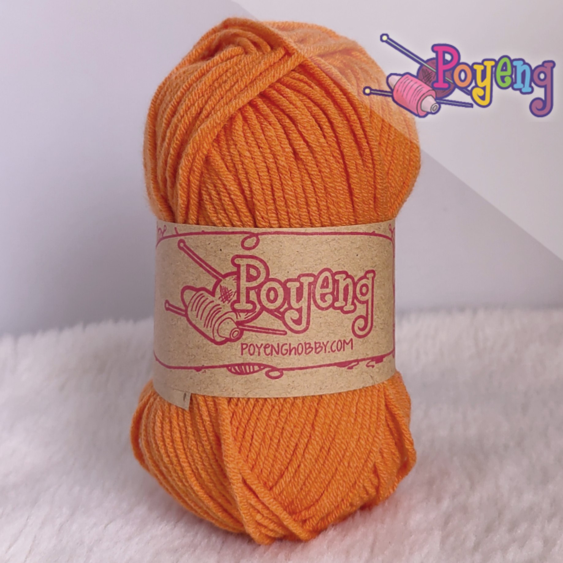 Sweet Milk Cotton Poyeng SM O3 (Orange Pumpkin)